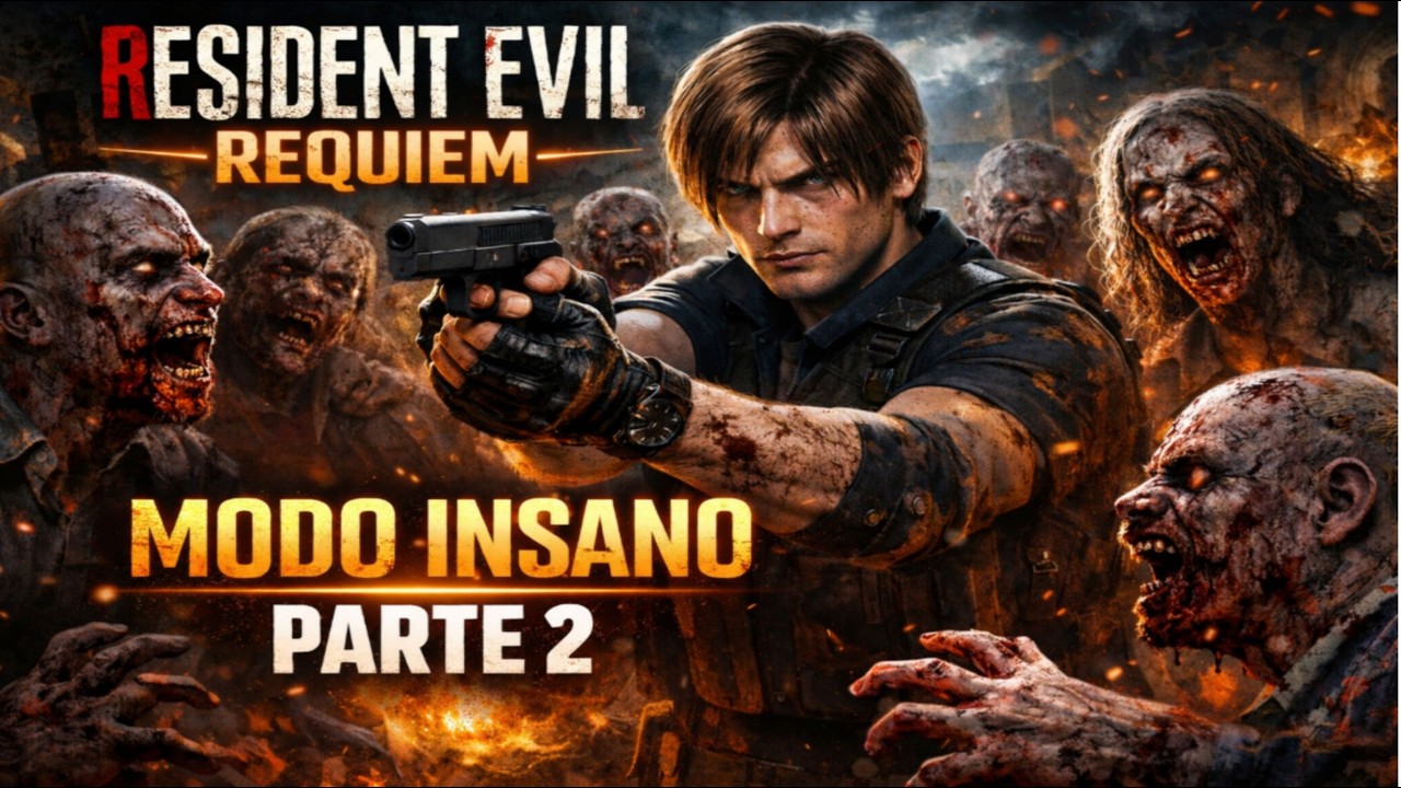 🔥 RESIDENT EVIL REQUIEM – MODO INSANO | PARTE 2 🔥 #live361