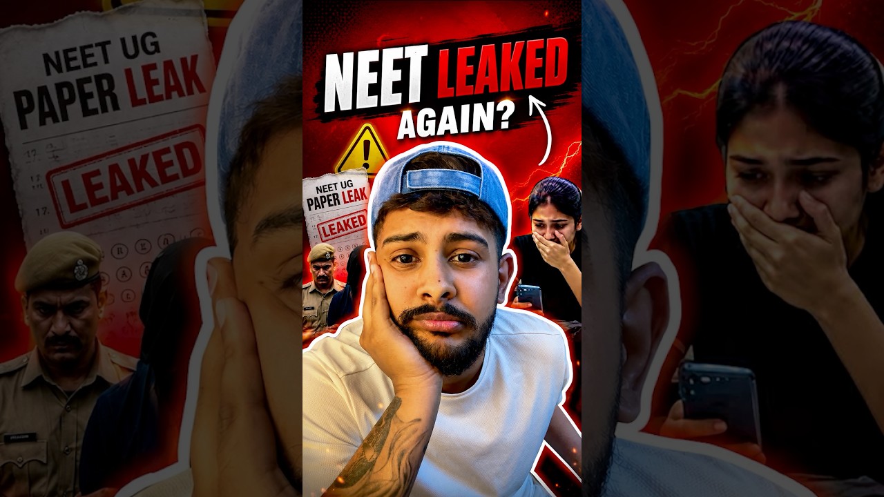NEET exam leaked again? 😡😩 #neet #shorts #roast