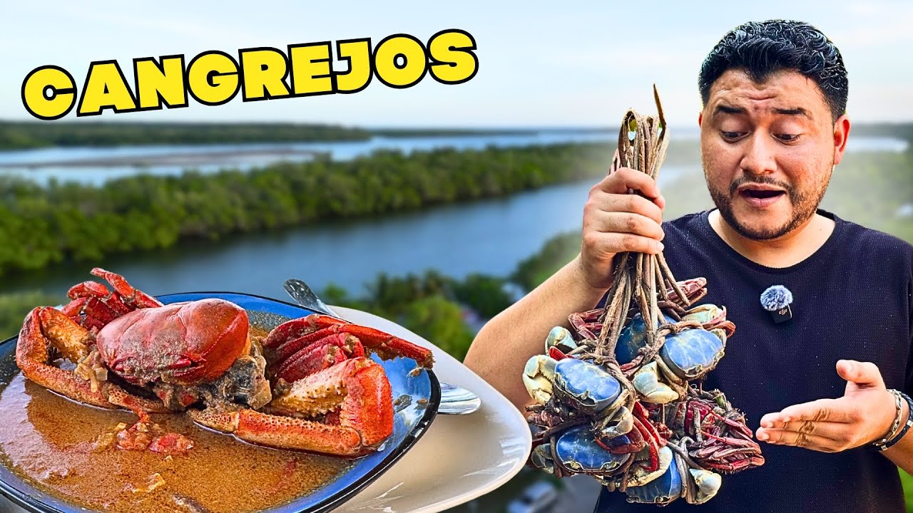 BUSCANDO LOS CANGREJOS AZULES MAS GRANDES de EL SALVADOR | San Vicente