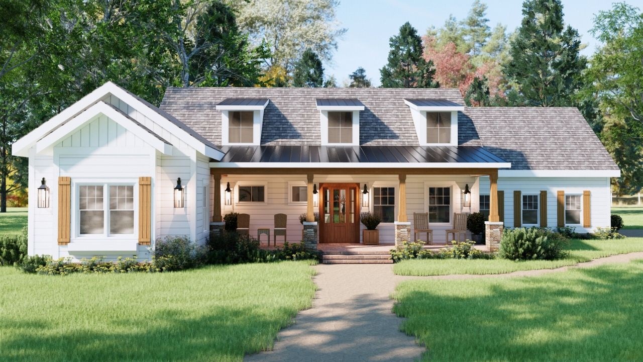 You’ll Find Peace in This Cozy Farmhouse | Warm, Charming & Incredibly Smart Design