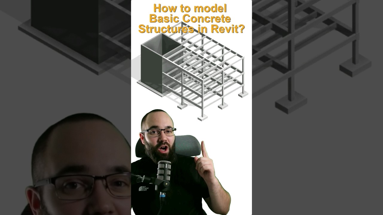 Concrete Structures in #revit #revittutorial #architecture