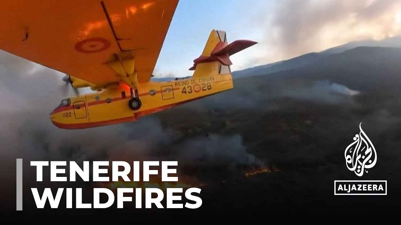 Tenerife wildfires: 'Out of control' blaze on Canary Island