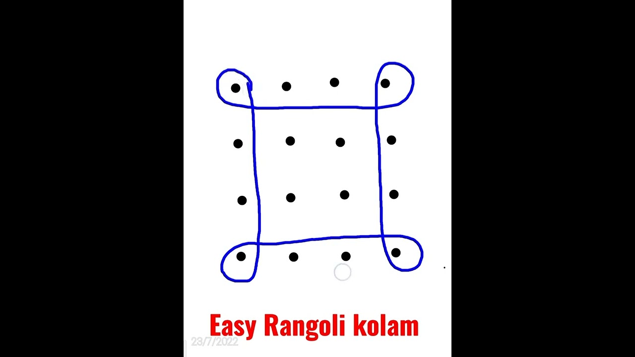 Weekend kolam 4*4#kolam#rangoli#muggulu#rangolidesigns#kolamdesigns#aadi#festival#devotional#shorts