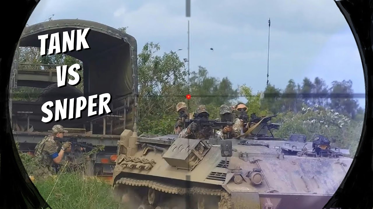 Танк против Снайпера. Страйкбол на другом уровне.