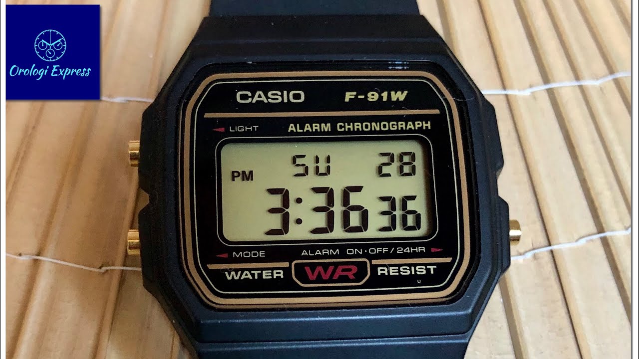 Casio F-91W, storia e recensione dell&rsquo;orologio pi&ugrave; venduto al mondo!