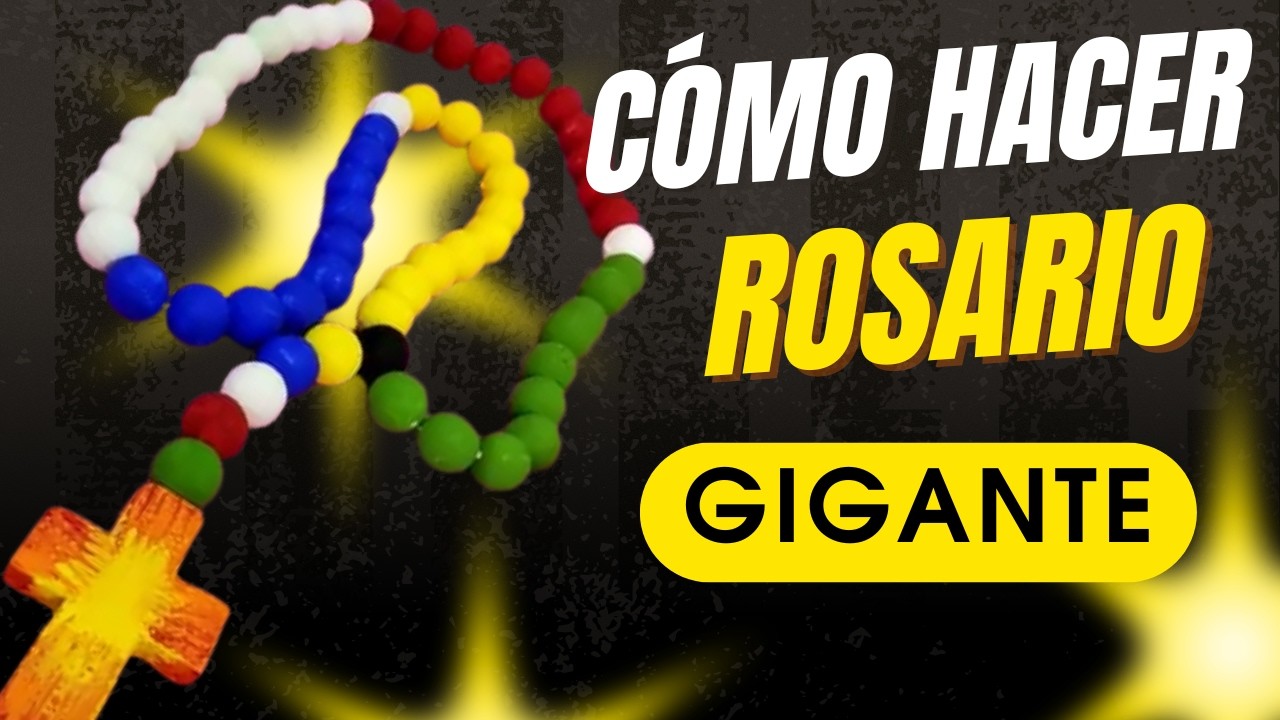 Cómo hacer Rosario con Bolitas de Durapax #manualidades #parati #elsalvador 