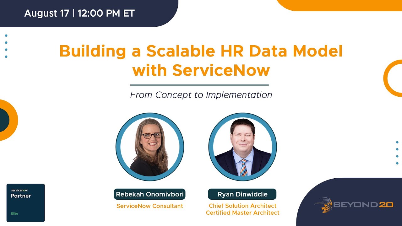 Building a Scalable HR Data Model with ServiceNow From Concept to Implementation