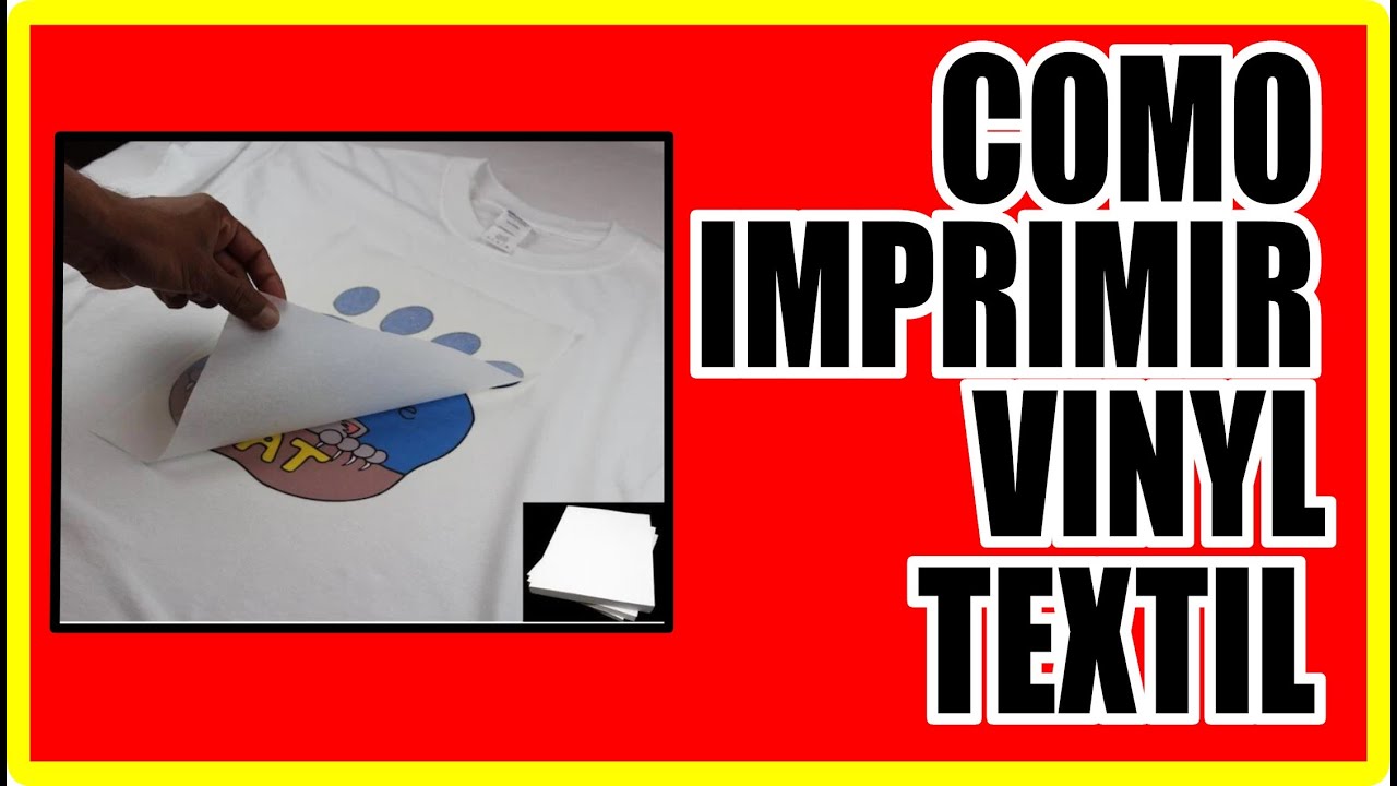 Como imprimir vinyl textil con tu impresora convencional- How print textil vinyl with inkjet printer
