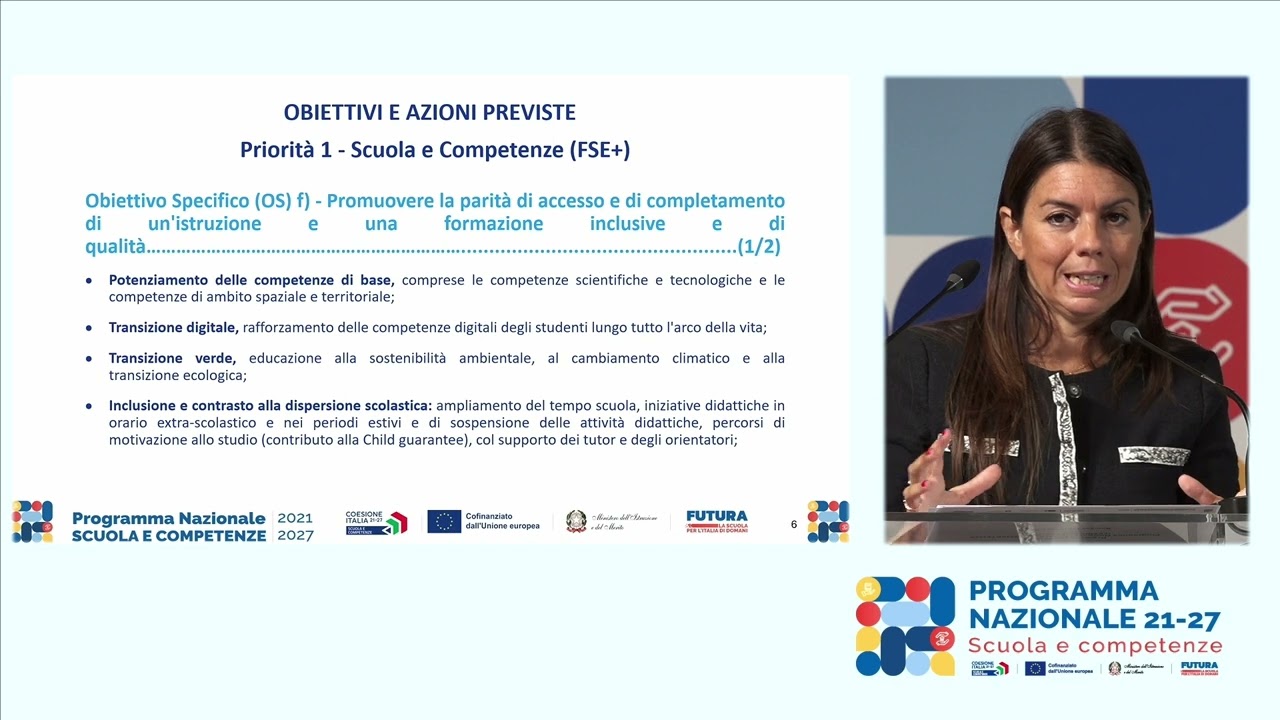 PN 2021-2027 - L'intervento di Simona Montesarchio
