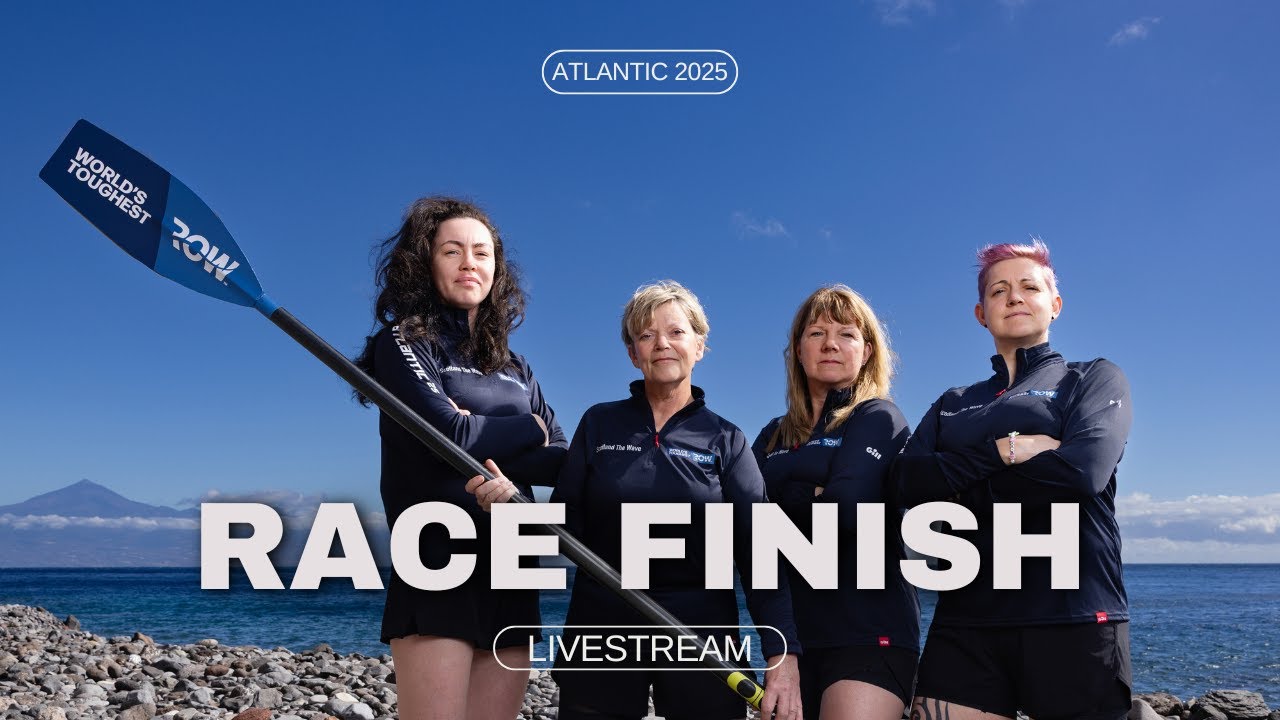 Race Finish Livestream | Scotland The Wave 🏴󠁧󠁢󠁳󠁣󠁴󠁿 | World's Toughest Row - ATLANTIC 2025