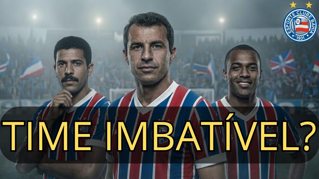 O Melhor Bahia da História Segundo a IA — Concorda com Essa Escalação?