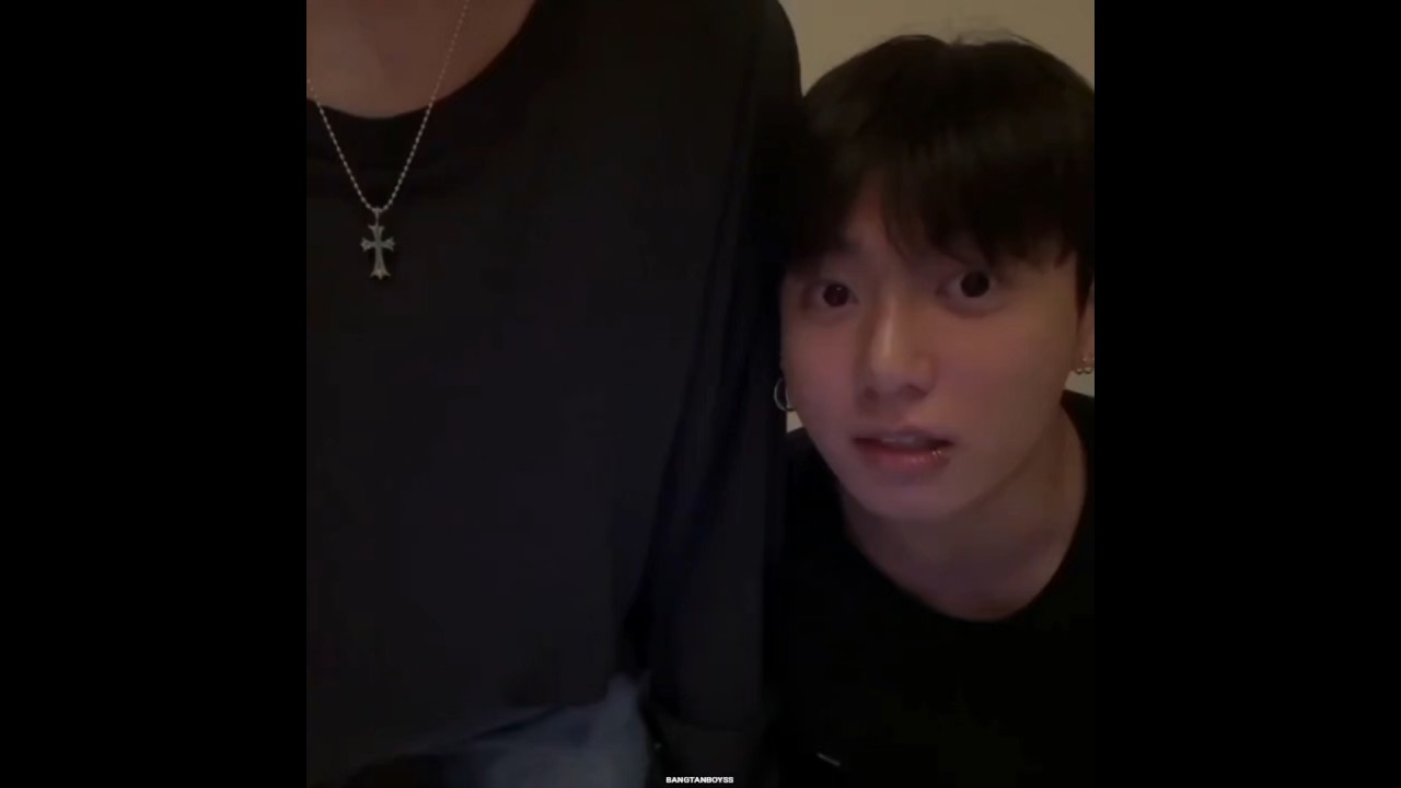 jimin&rsquo;s after jungkook read &ldquo;you guys look good together&rdquo; in the comments #jimin #jk #jikook #jklive