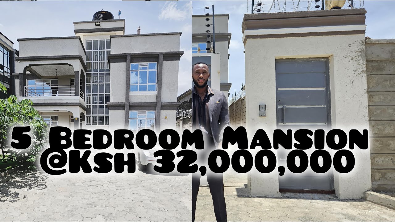 Inside A KSH 32,000,000 MANSION IN KITENGELA | HOUSE TOUR