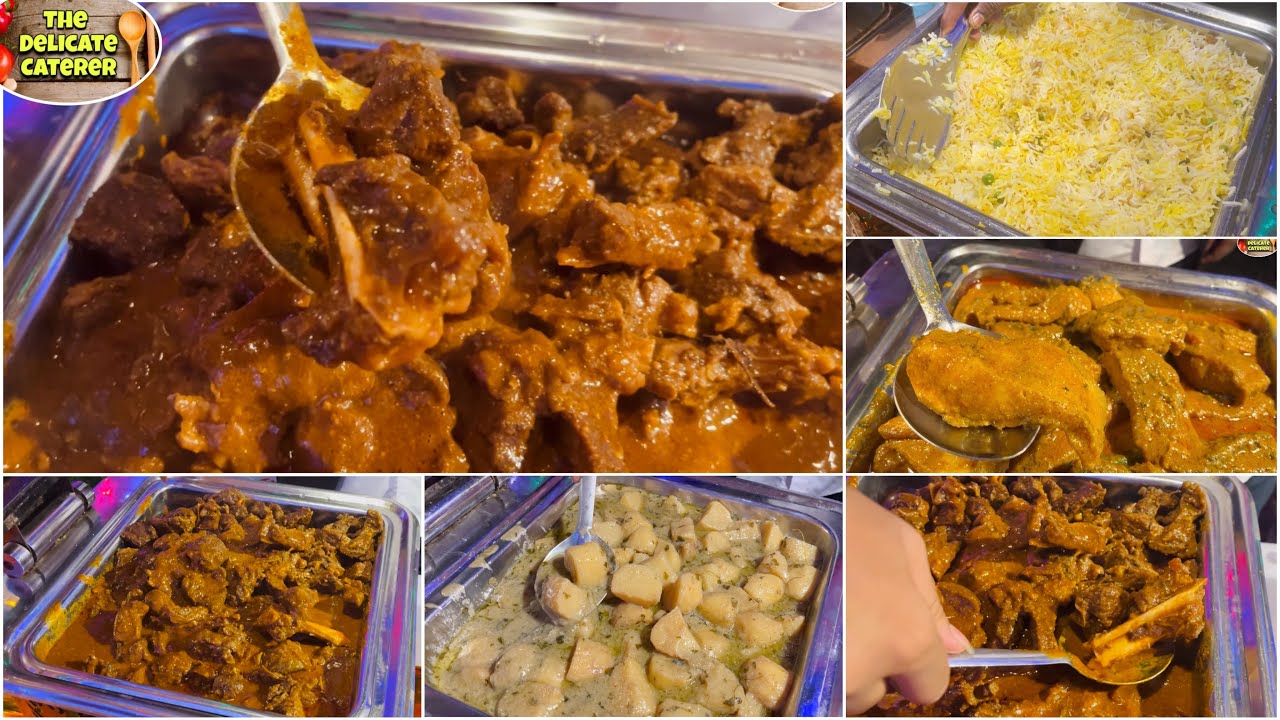 Special Bengali Wedding Buffet Food🥘The Delicate Caterer🍽️Kolkata Wedding Buffet Food Menu
