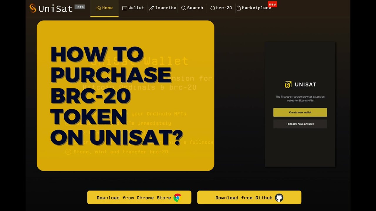 How to purchase BRC20 Token on unisat？
