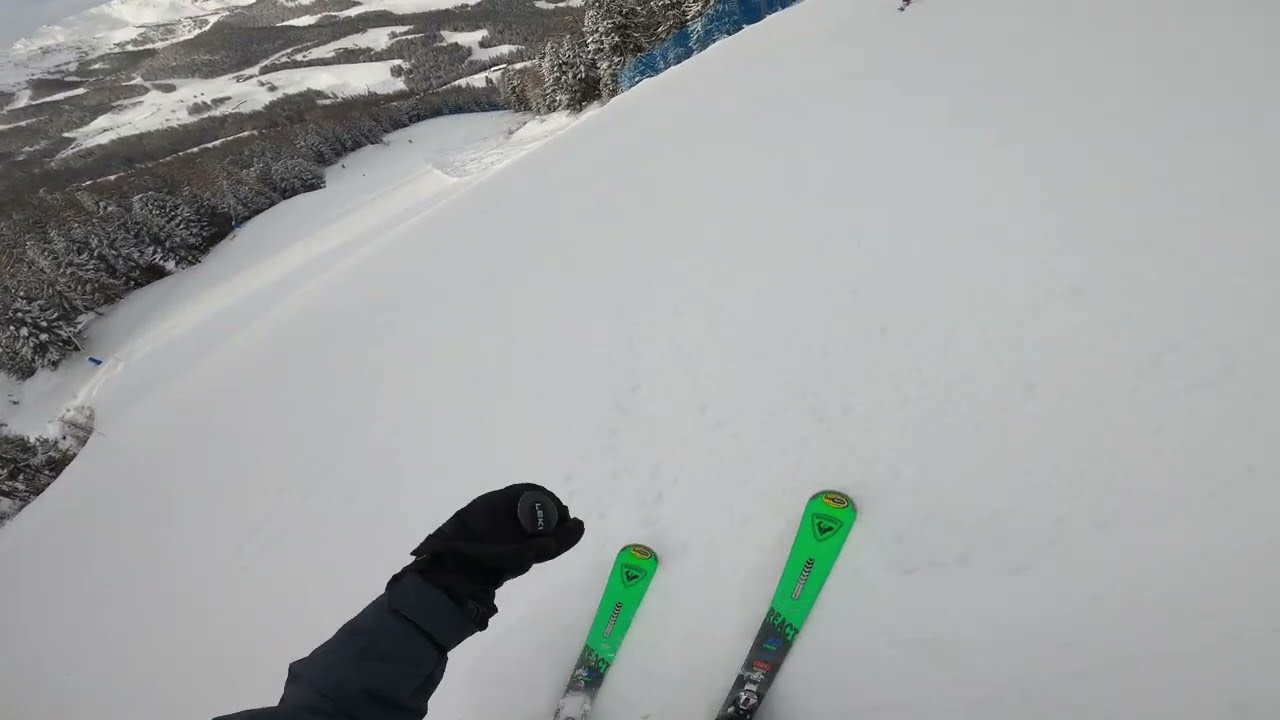 Skiing Pila Italy! Red Run 3 - Gorraz