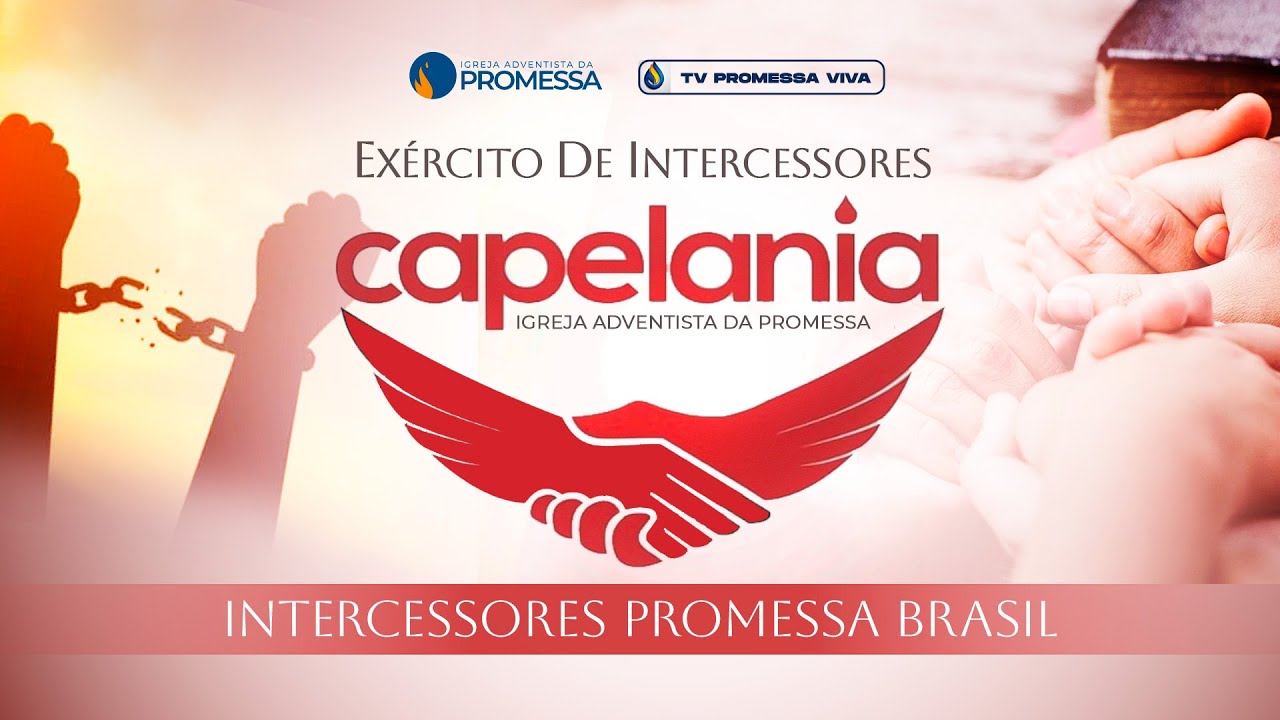 LIVE DE INTERCESSÃO 21H ÀS 22H  - MISSIONÁRIA SOLANGE (SECRETARIA DE CAPELANIA GERAL)