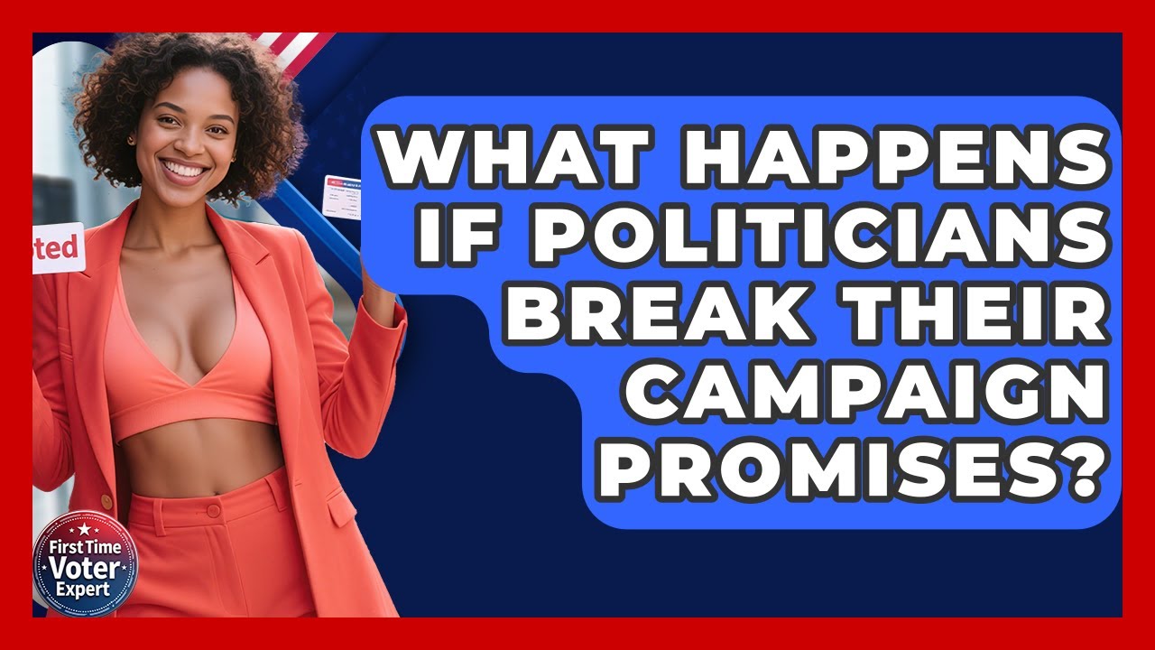 What Happens If Politicians Break Their Campaign Promises? - First Time Voter Expert