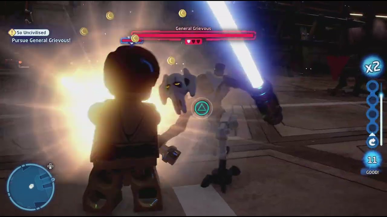 LEGO Star Wars: The Skywalker Saga_ fight general grievous as garven dreis (red leader)