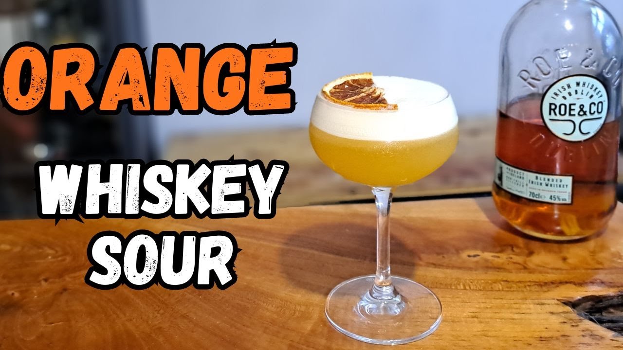 ORANGE Whiskey Sour Recipe (Stone Sour)