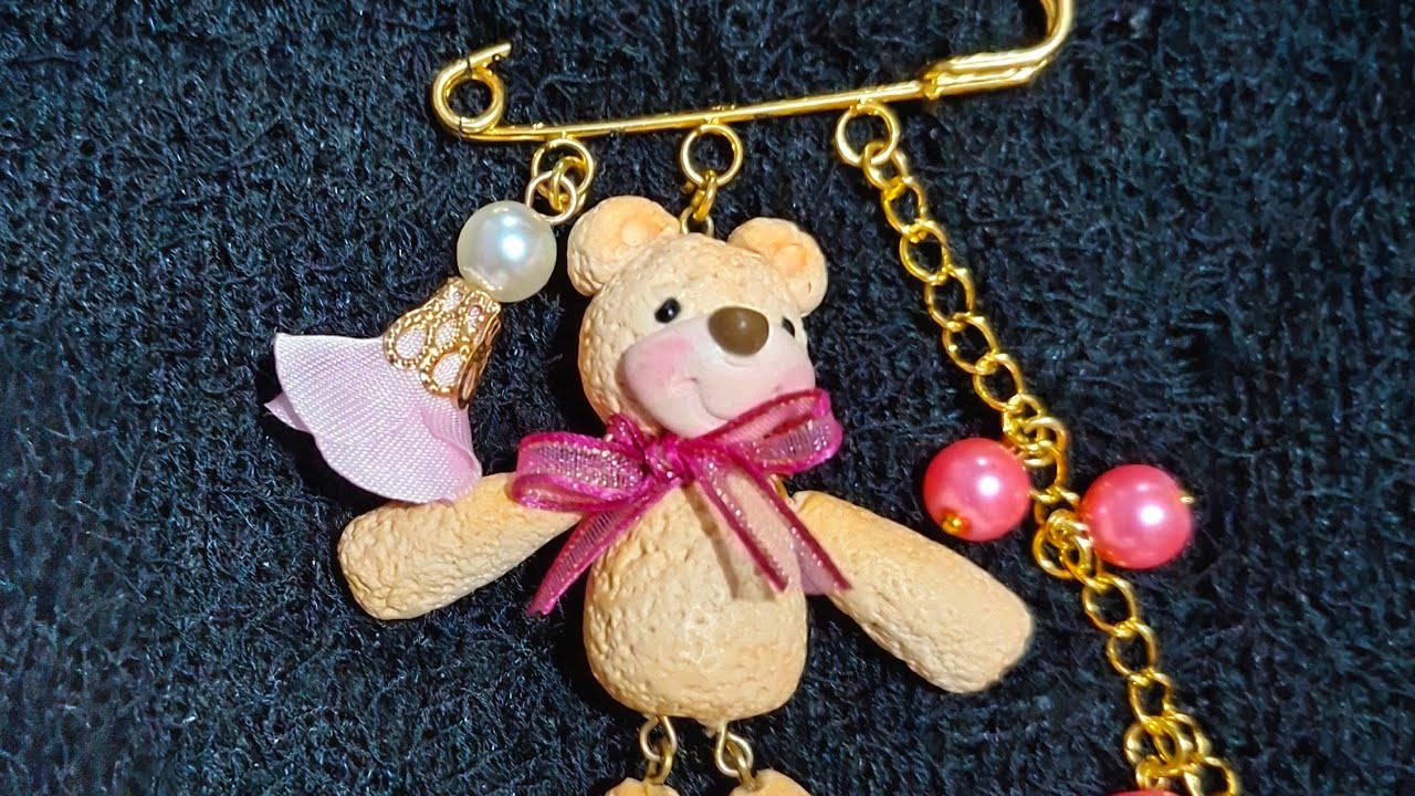 🐻Osito movible prendedor 🌷Cecy Tips y Manualidades   