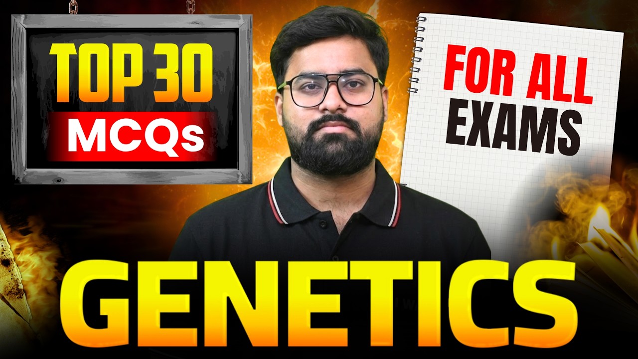 Top 30 Genetics MCQs | Crack UP AGTA & MP RAEO 2026 | IARI WALA MAHAPACK
