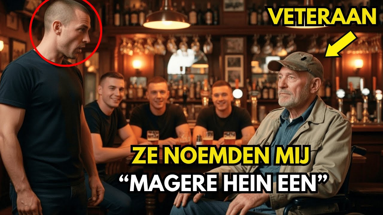 Marinier vroeg de veteraan naar zijn roepnaam — “MAGERE HEIN EEN” liet hem zijn drankje vallen