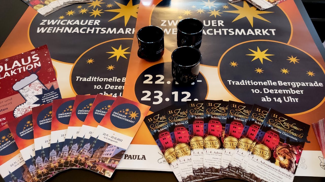 Weihnachtsmarkt in Zwickau - am Dienstag geht’s los