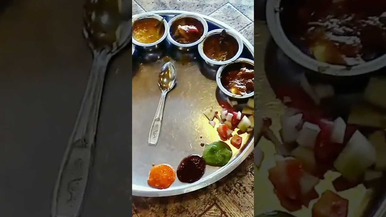 parbhani food vlog #shorts #viral #vegthali