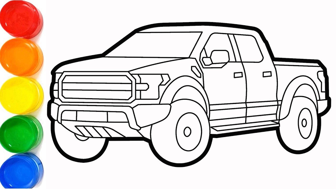 Cara Menggambar Ford Raptor Truck