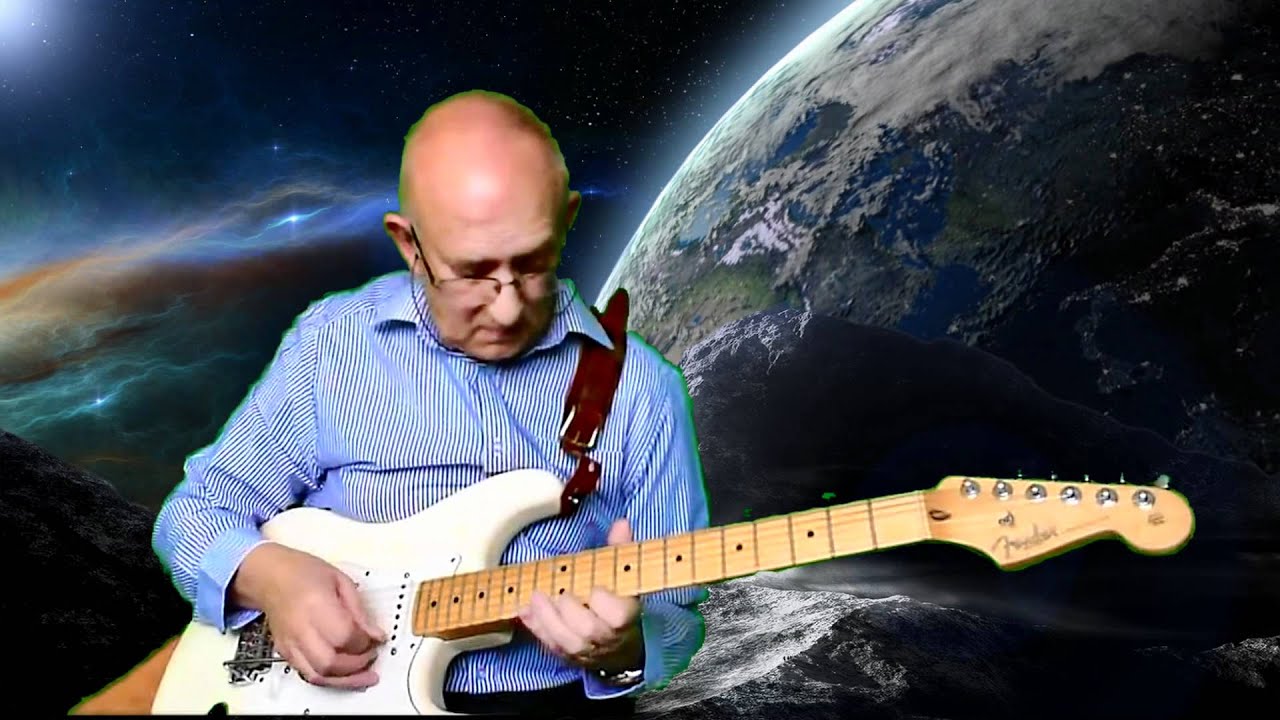 Blue Star - The Shadows - cover by Old Guitar Monkey