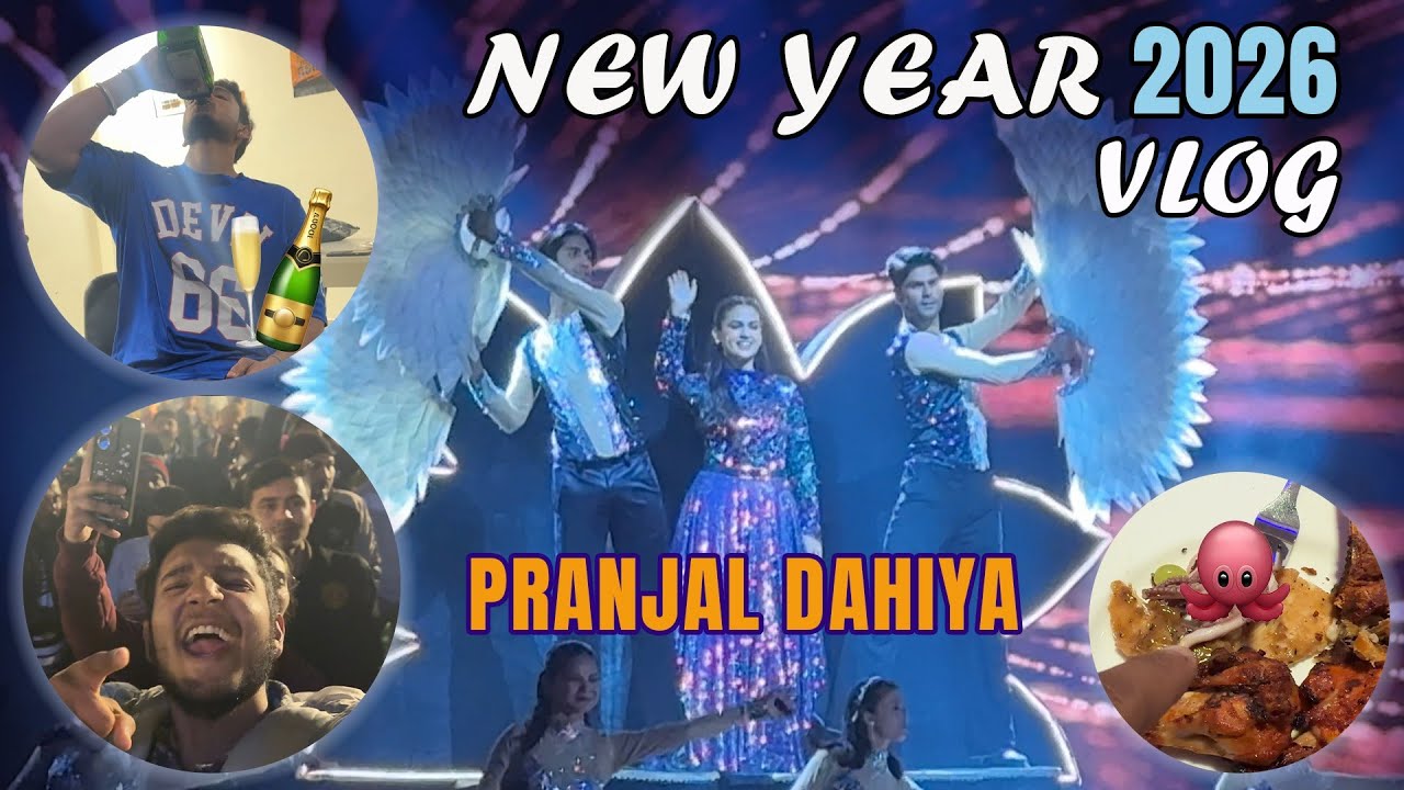 NEW YEAR VLOG 2K26 BHOT SARI BAKCHODI FT. PRANJAL DAHIYA