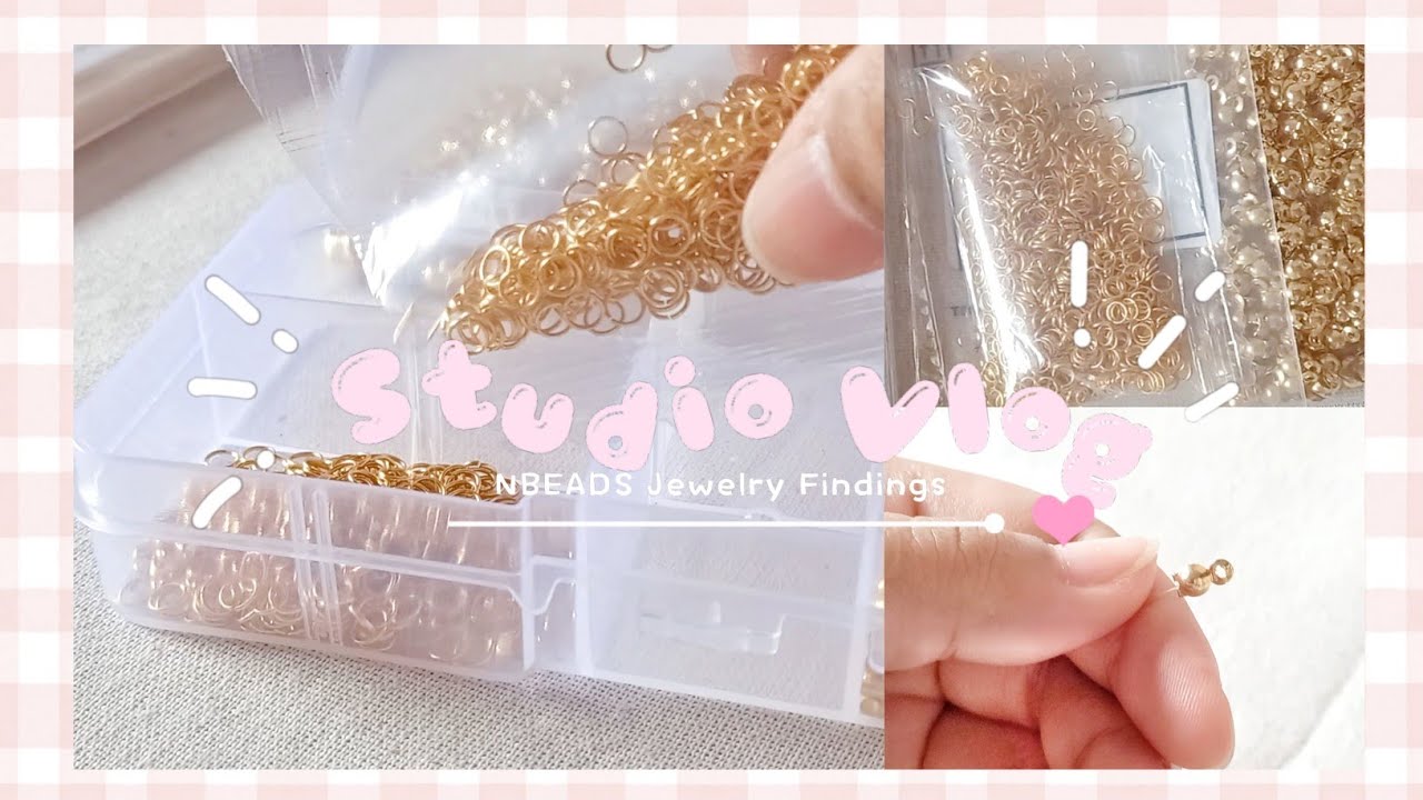 Studio Vlog #4: 📦 Unboxing NBEADS Jewelry Findings | Jewelry Making Basic Guide | How to use