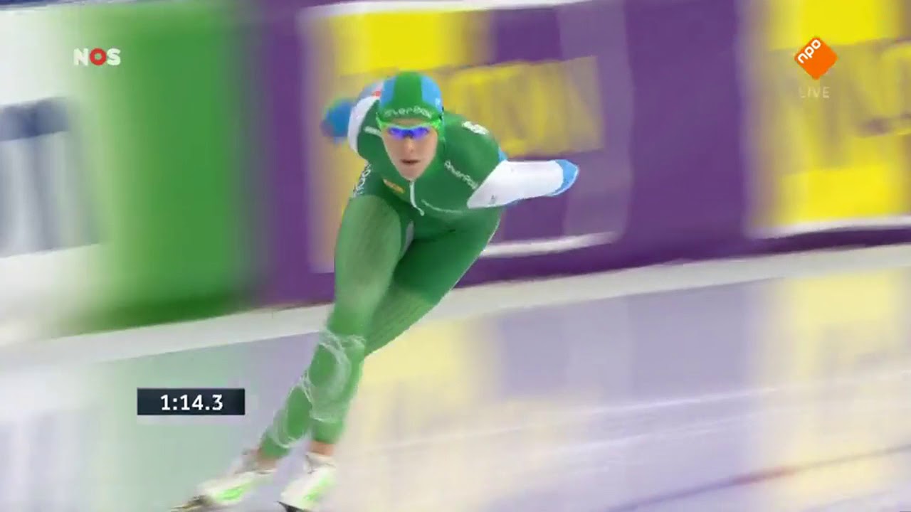 Jorien ter Mors 1500m - 1:54.93. NK Afstanden 2018