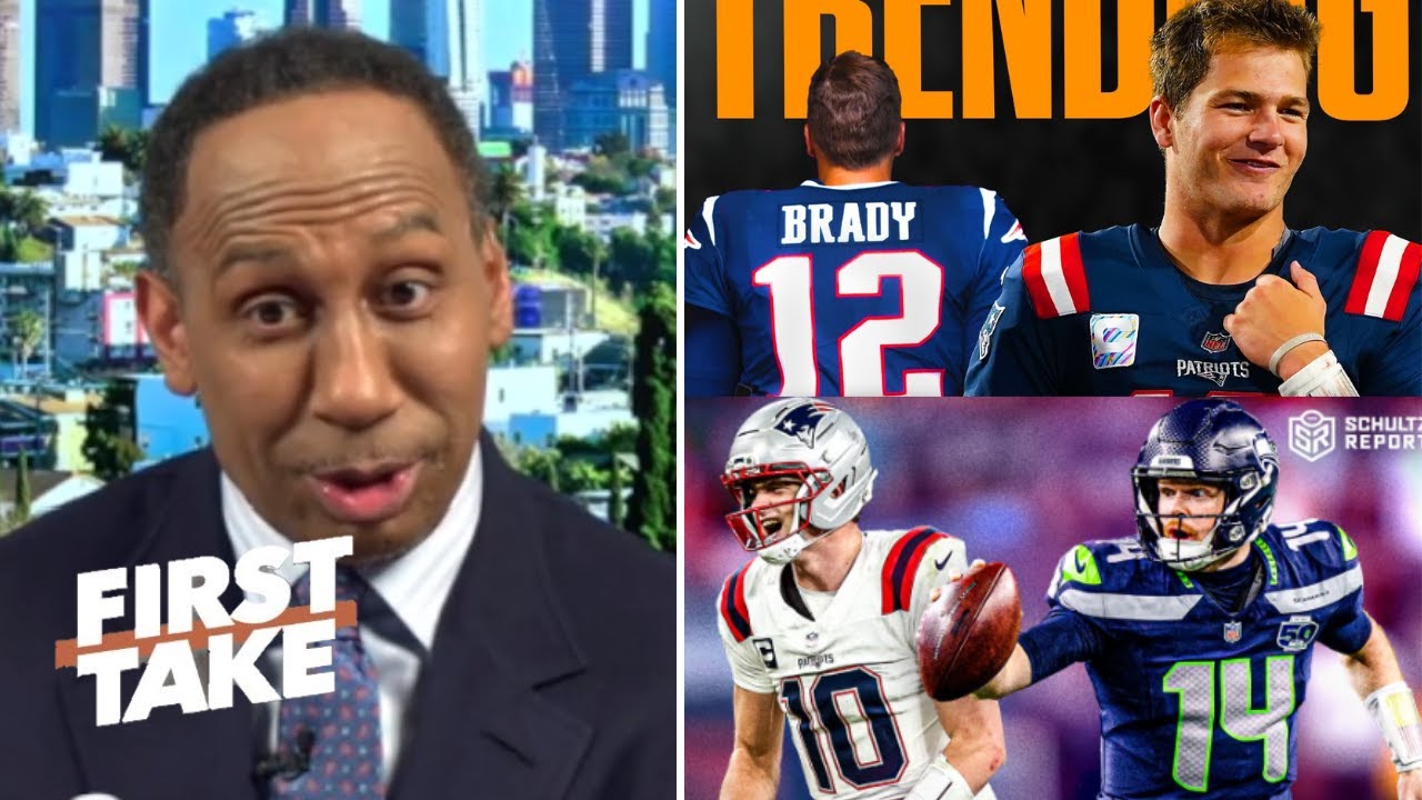 FIRST TAKE | Drake Maye will show Tom Brady-caliber in SB LX! - Stephen A. on Patriots vs Seahawks