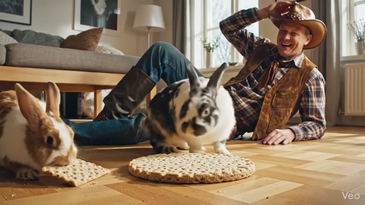 Kaninbråk om knäckebröd