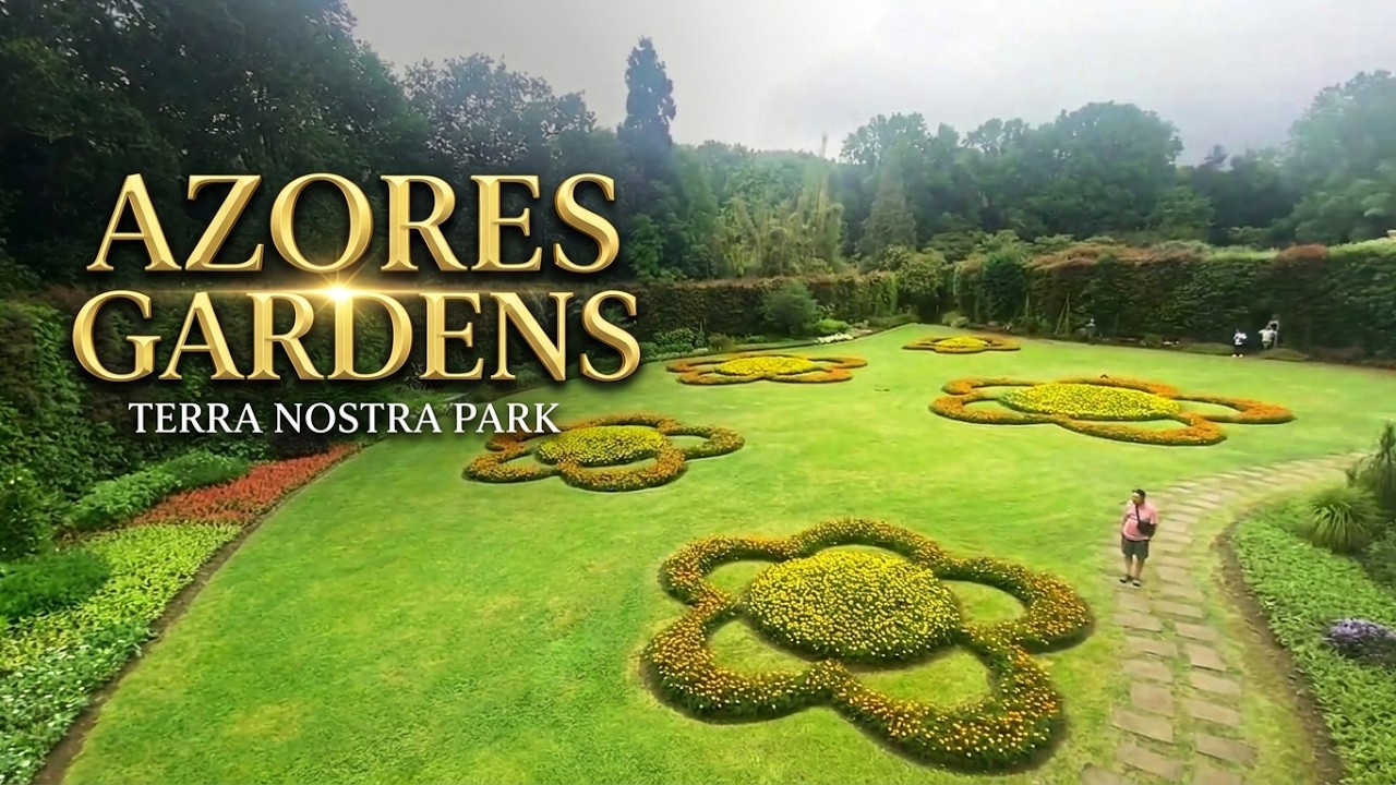 👉 🇵🇹 Terra Nostra Park – The Hot Springs of São Miguel, Azores (4K)