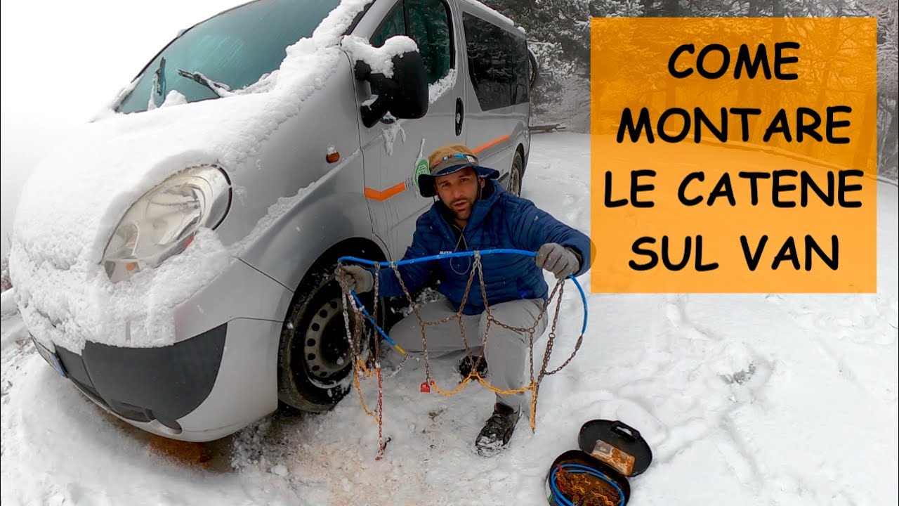 Montaggio catene sul van, auto e camper | Tutto quel che devi sapere