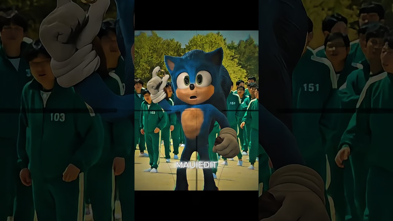 WOWW SONIC TEAM IN SQUIDGAME  #knuckles #tails   #sonic3 #squidgame2 #shadow
