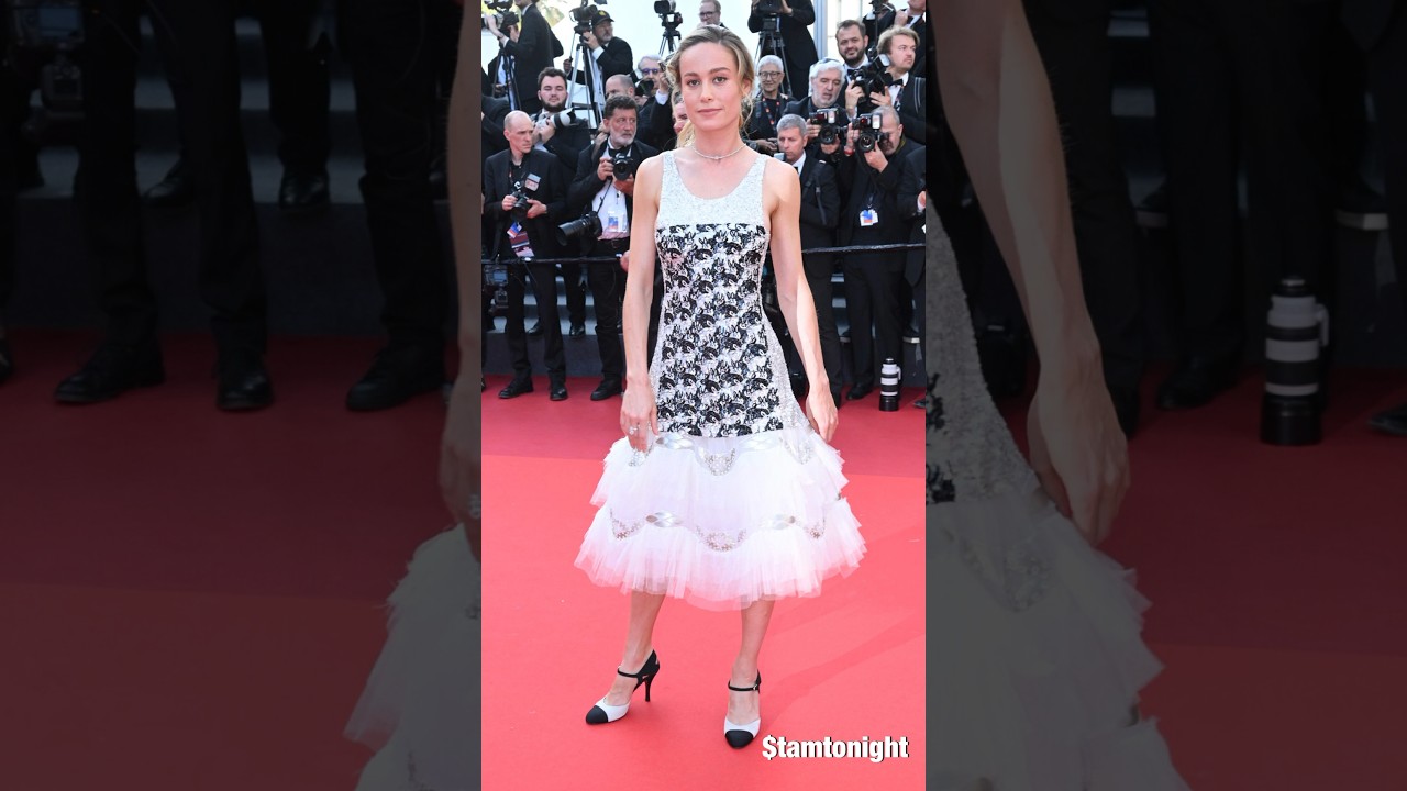 Brie Larson in Chanel Couture at the Cannes Film Festival!! #tamtonight