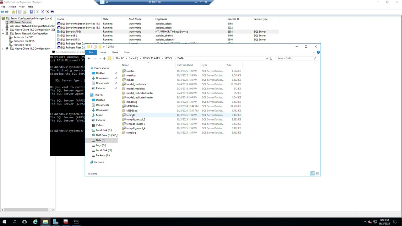 003 Rebuilding damaged SQL Server msdb database