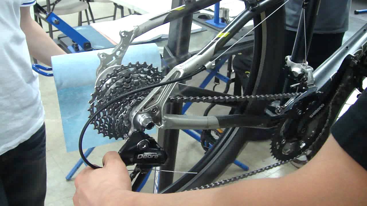 뒤 디레일러 미세 조정 by BIKE ACADEMY (SAMPLE)
