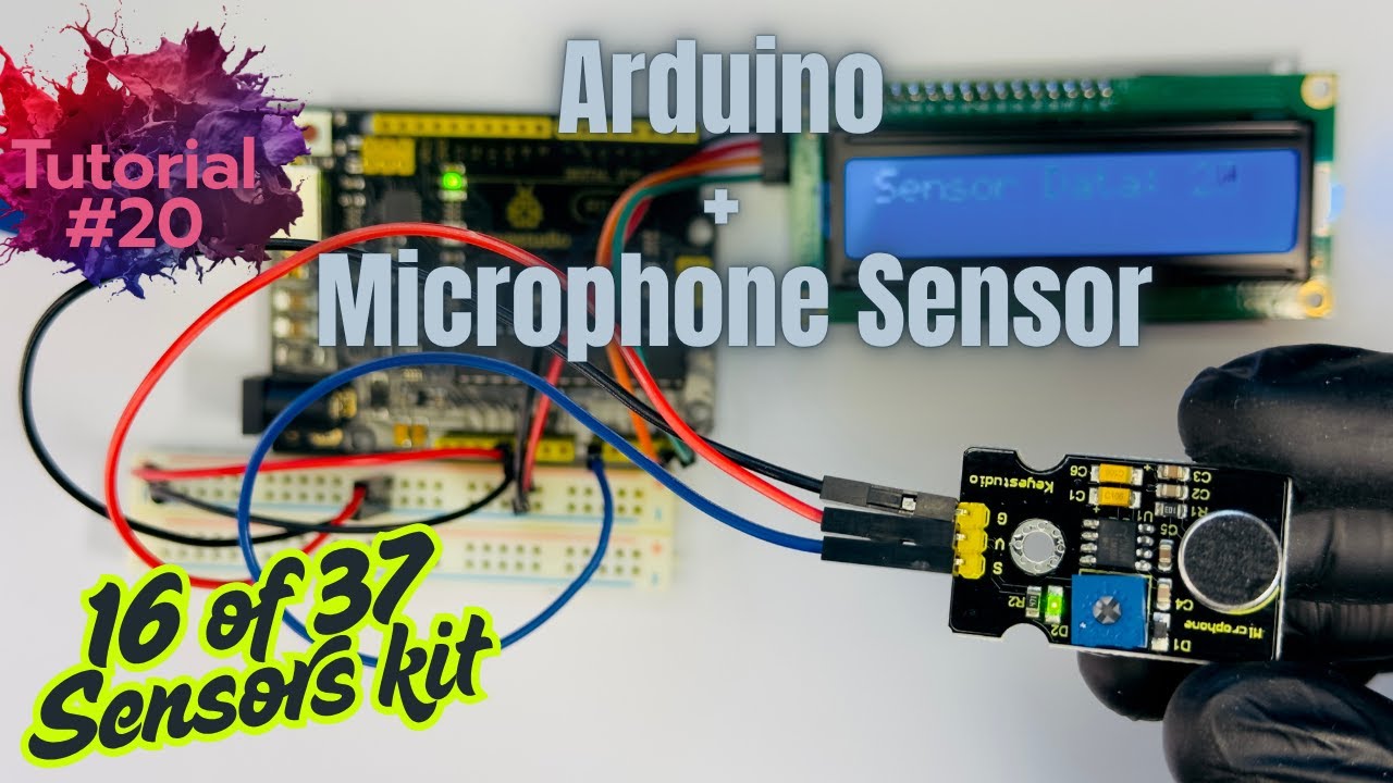 Arduino Tutorial #20: How to use Microphone Sensor with Arduino, (16 of  37 Sensor Kit)#arduino #diy