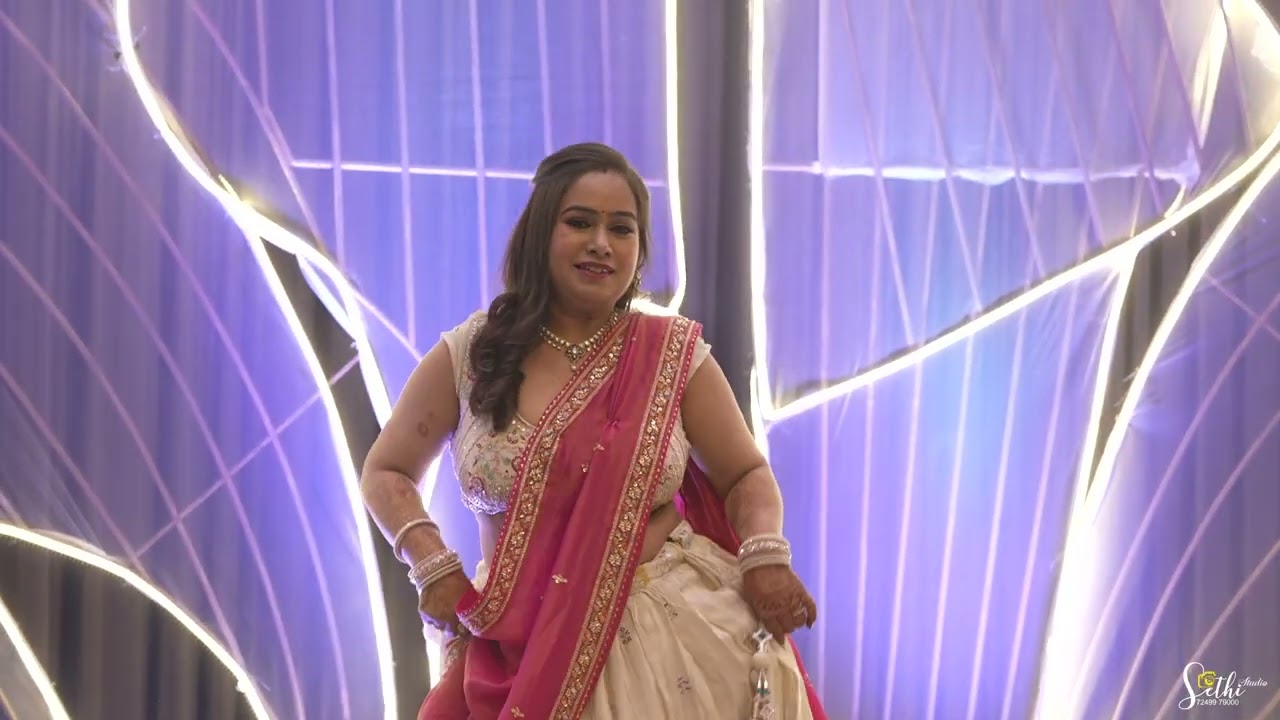 Groom’s Bhabhi Elegant Solo Performance | Tushar Weds Chetna |