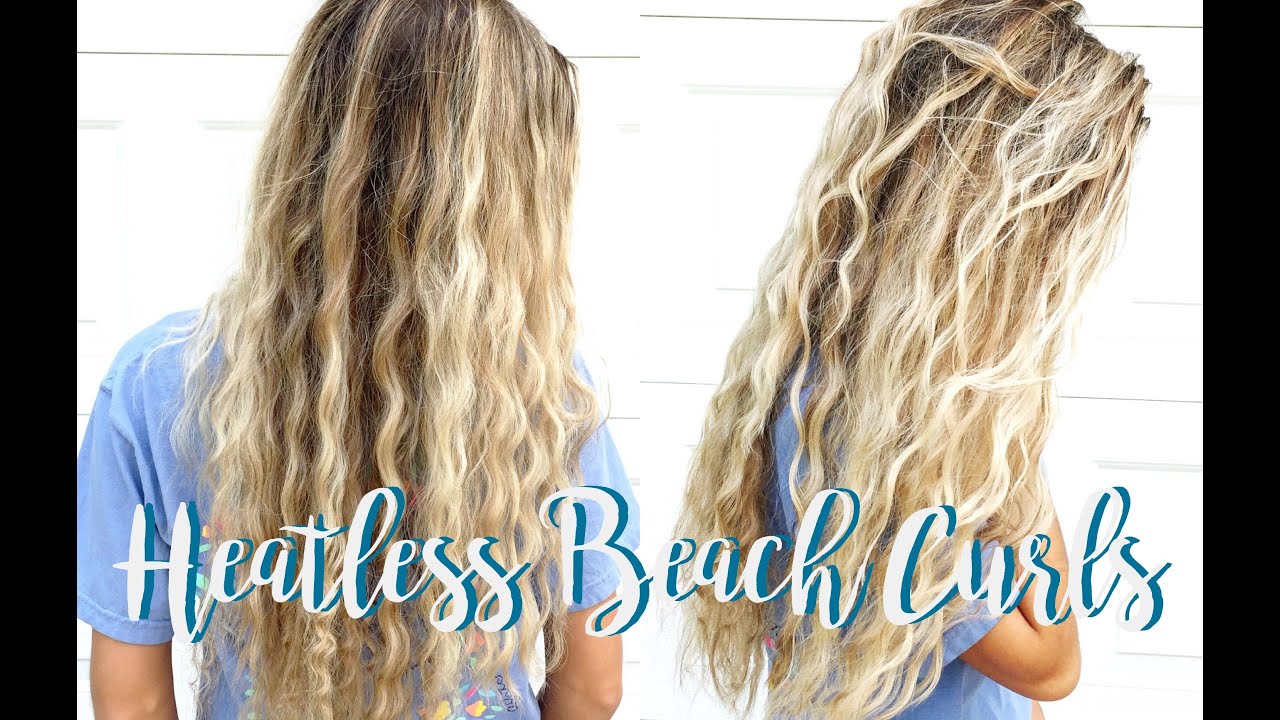 TUTORIAL | Heatless Beach Curls!