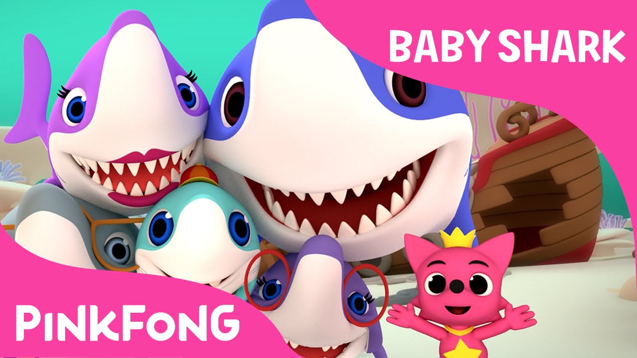 Baby Shark | Shark Family & Photographer Mr. Octopus | Animal Songs | PINKFONG Songs for Children