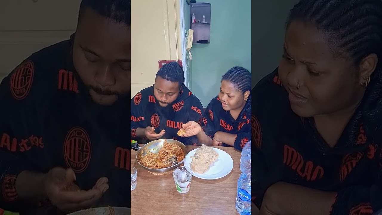 Eat dinner with us, wheat and Egusi soup #youtubevideos 