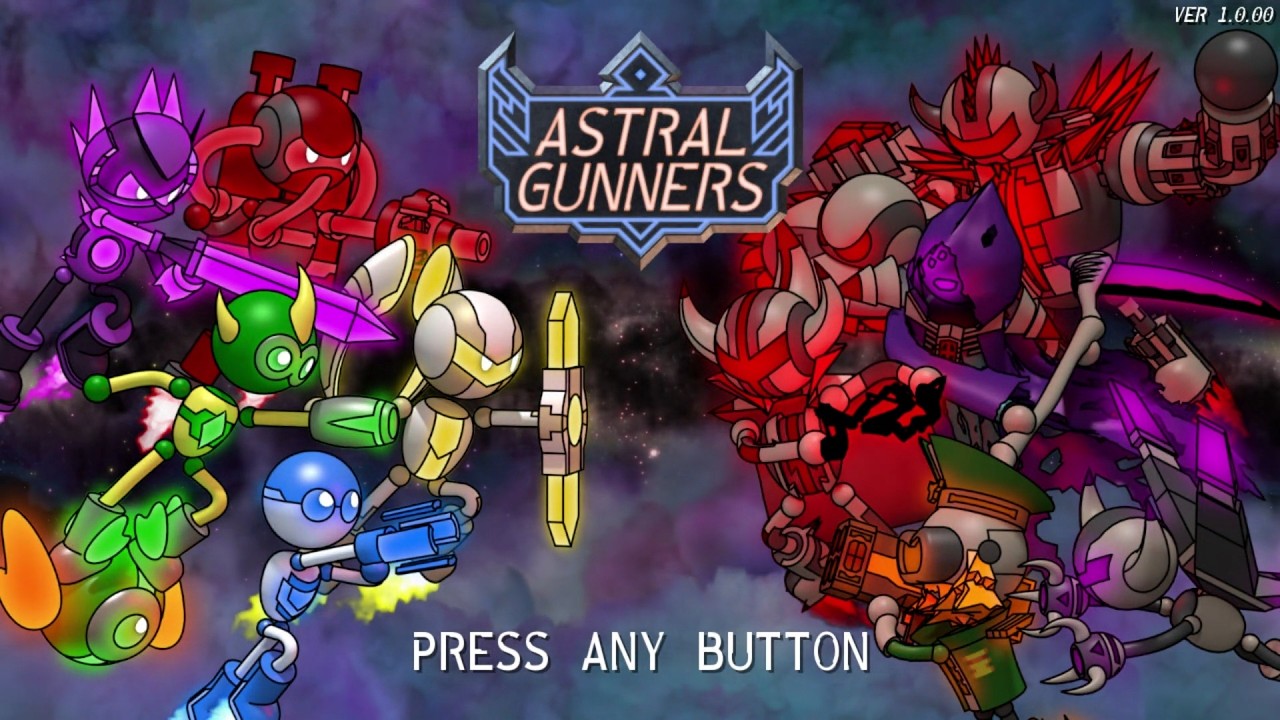 [steam] ASTRAL GUNNERS arcade-hard / all medals / all ex stages / all S++ rank / 1cc
