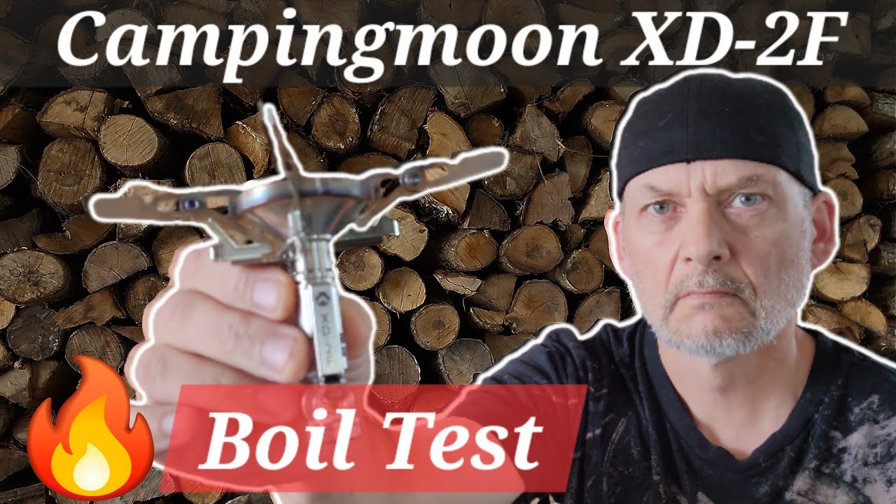 Обзор плиты Campingmoon XD-2F — тест кипячения изобутана и пропана.