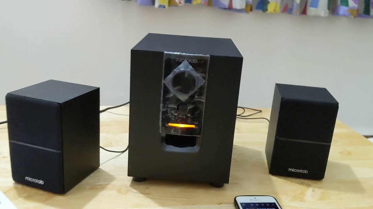 OpenBox Microlab Multimedia Speaker M-106BT | Simple Tutorials